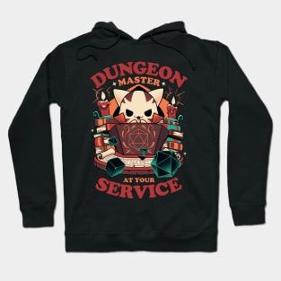 Dungeon Master's Call - Cute Cat Gamer Hoodie